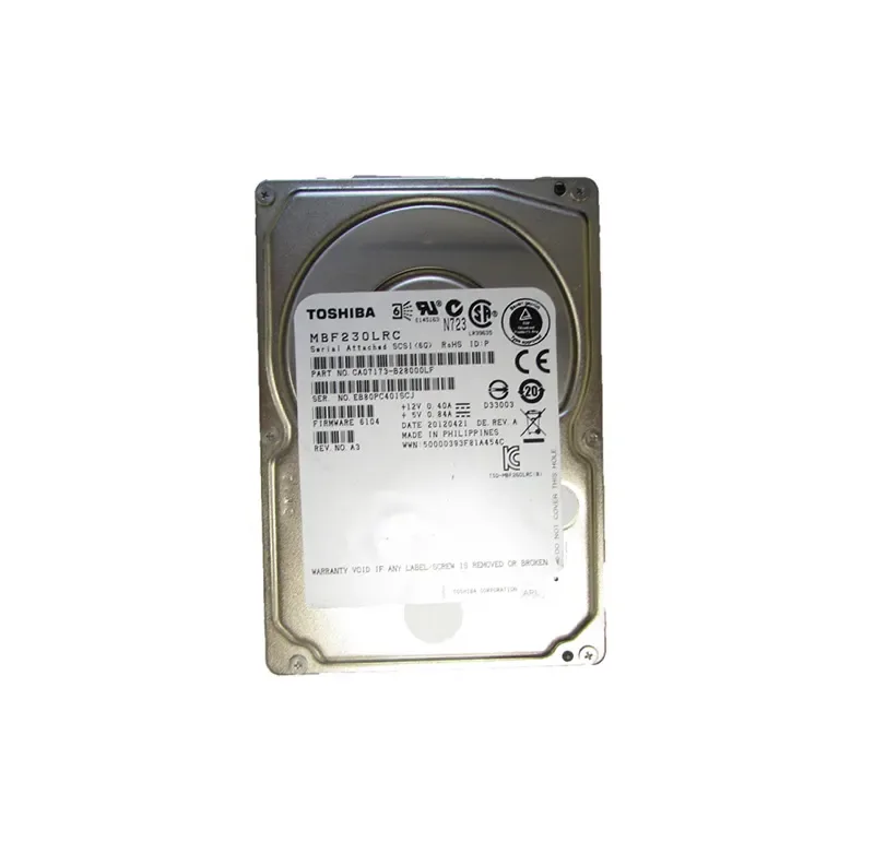 MBF230LRC - Toshiba 300GB 10000RPM SAS 6GB/s 16MB Cache 2.5-inch Hard Drive