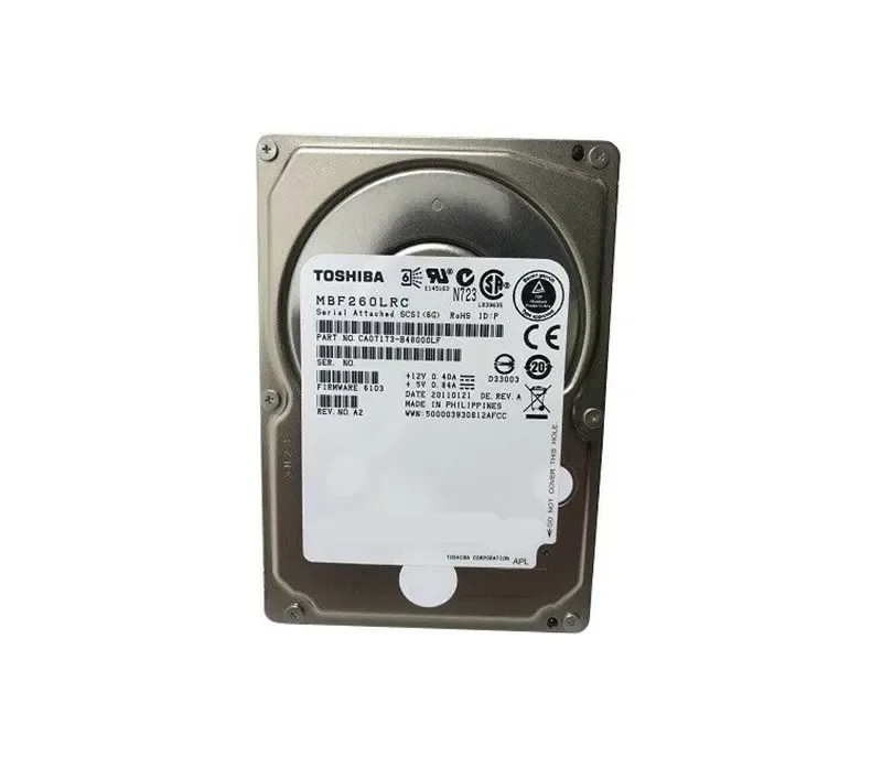 MBF260LRC - Toshiba 600GB 10000RPM SAS 6Gbps 16MB Cache 2.5-inch Internal Hard Drive