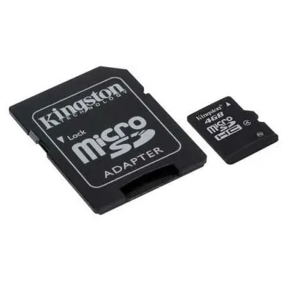 Kingston MBLY4G2/4GB 4GB Class 4 microSDHC Flash Memory Card