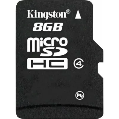 Kingston MBLYG2/8GB 8GB microSDHC Flash Memory Card with Adapters