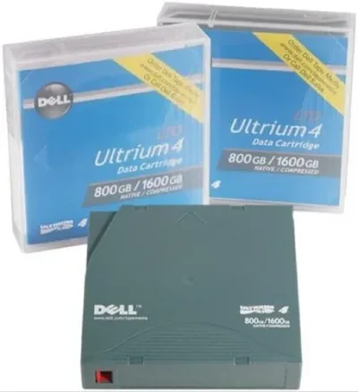 MC063 - Dell 400GB/800GB Data Cartridge for LTO Ultrium 3 Tape Drives