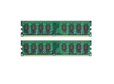 MD2048KD2-667 PNY 2GB PC2-5300 DDR2-667MHz non-ECC Unbuffered CL5 240-Pin DIMM 1.8V Dual Rank Memory Module