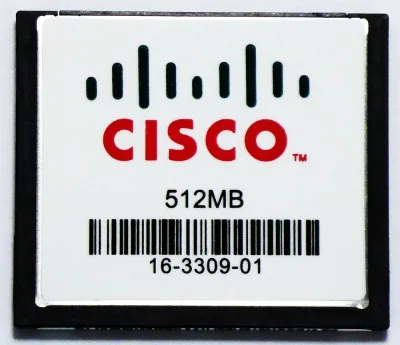 MEM-RSP720-CF512M - Cisco 512MB CompactFlash (CF) Memory Card for 7600 RSP 720
