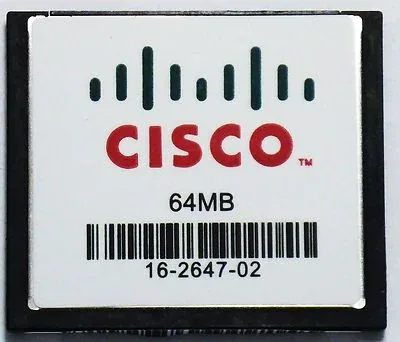 MEM2800-64CF-B - Cisco 64MB CompactFlash (CF) Memory Card for Cisco 2800 Series