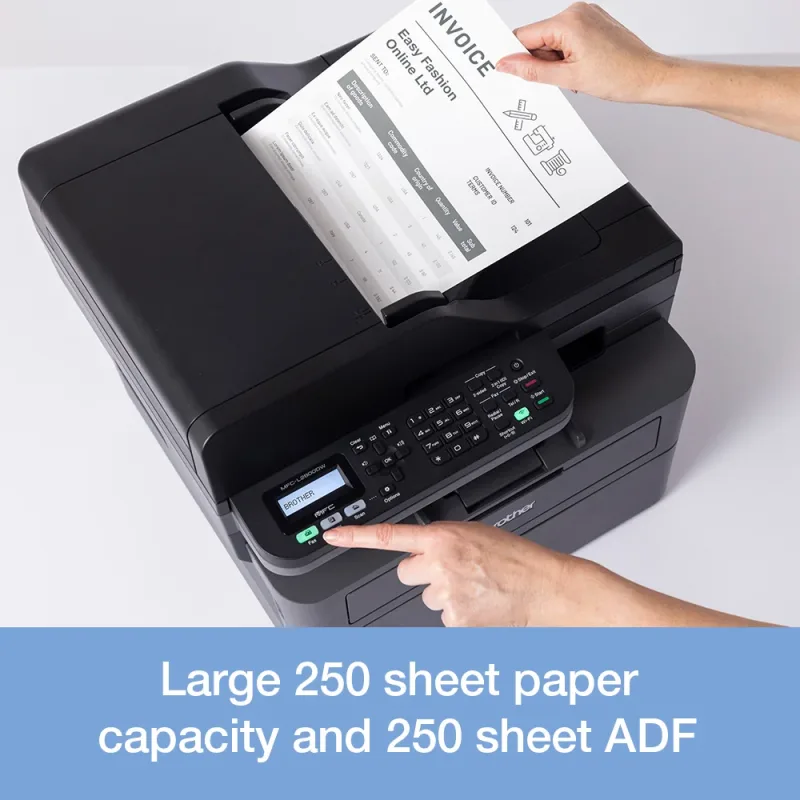 MFC-2800 - Brother IntelliFax-2800 14.4Kbps 600 dpi 8-Location 250-Sheets Plain Paper Laser Fax Machine