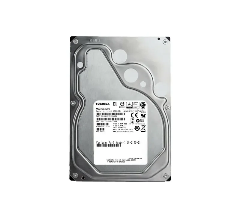 MG03SCA200 - Toshiba 2TB 7200RPM 64MB Cache 3.5-inch SAS 6GB/s Hard Drive