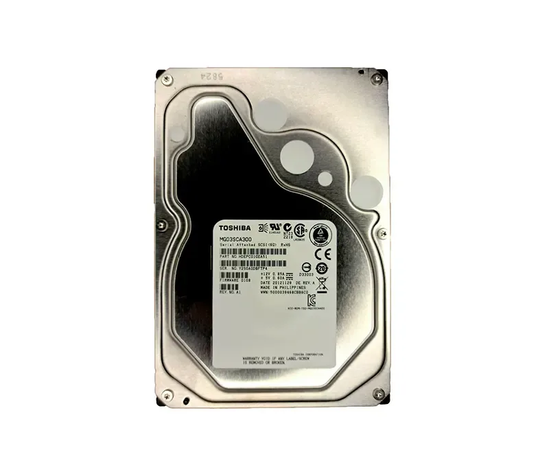 MG03SCA300 - Toshiba 3TB 7200RPM 64MB Cache 3.5-inch SAS 6GB/s Hard Drive