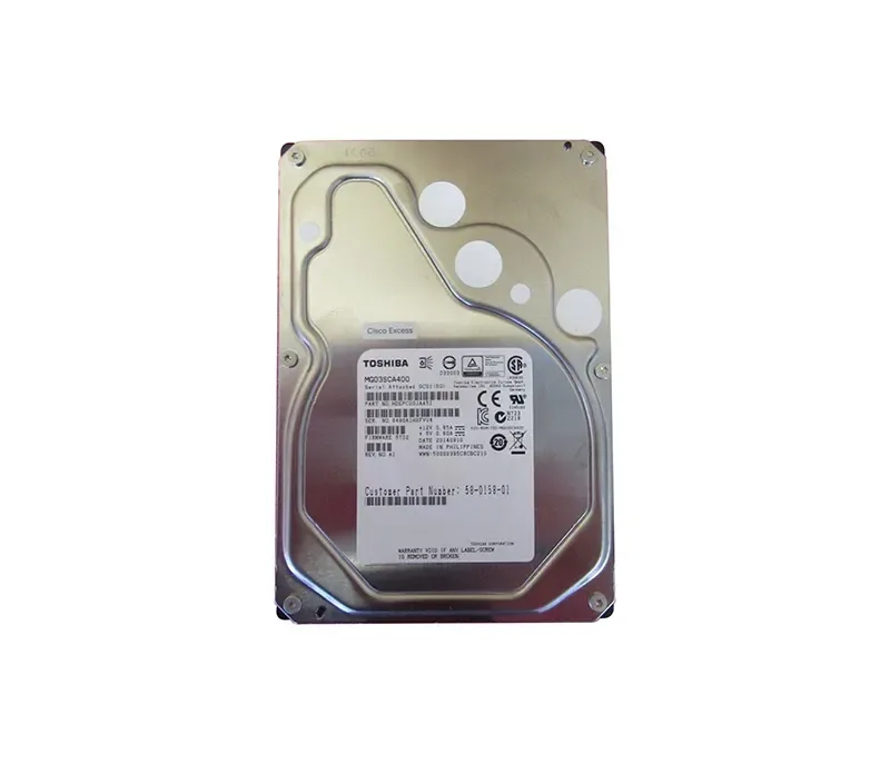 MG03SCA400 - Toshiba 4TB 7200RPM 64MB Cache SAS 6GB/s 3.5-inch Hard Drive