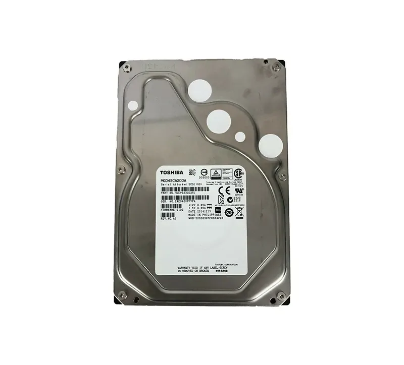 MG04SCA200A - Toshiba Enterprise 2TB 7200RPM SAS 6GB/s 64MB Cache 3.5-inch Hard Drive