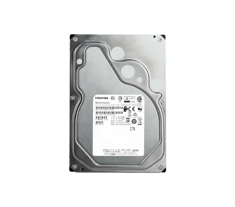 MG04SCA20EE - Toshiba Enterprise 2TB 7200RPM SAS 12GB/s 128MB Cache 512e 3.5-inch Hard Drive