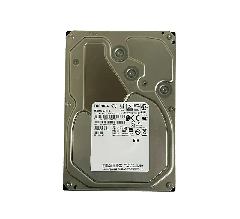 MG04SCA60EA - Toshiba 6TB 7200RPM 12 GBIT/S SAS 128MB Cache 3.5-inch Hard Drive