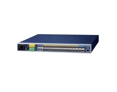 MGSW-28240F - Planet 24 x Ports 100/1000Base-X SFP + 4 x Ports 10G SFP+ L2/L4 Managed Metro Ethernet Switch