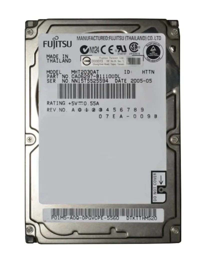 MHH3032AT - Fujitsu Mobile 3.2GB 4200RPM ATA-33 512KB Cache 2.5-inch Hard Drive