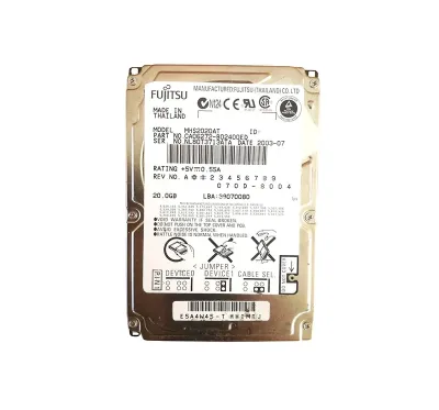 MHR2020AT - Fujitsu Mobile 20GB 4200RPM ATA-100 2MB Cache 2.5-inch Internal Hard Disk Drive