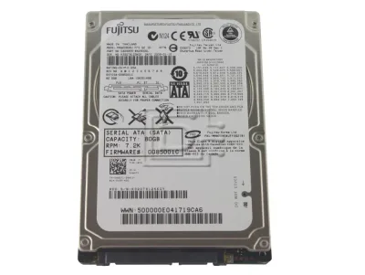 MHW2080BS Fujitsu Mobile 80GB 5400RPM SATA 1.5GB/s 8MB Cache 2.5-inch Hard Drive