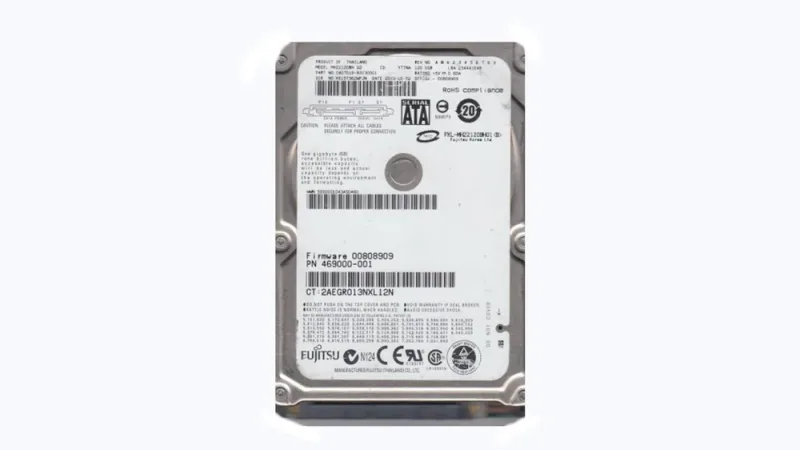 MHZ2120BH-G2 - Toshiba MHZ2120BH 120 GB 2.5 Plug-in Module Hard Drive - SATA/300 - 5400 rpm - 8 MB Buffer - Hot Swappable