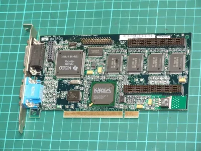 MIL2P4G - Matrox Millennium II 4MB PCI Dual Port Video Graphics Card
