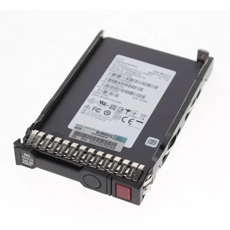HPE MK000960GWUGH 960GB SATA 6Gb/s Hot-Pluggable Mixed Use 2.5-Inch Enterprise Solid State Drive for ProLiant Server & Storage Array