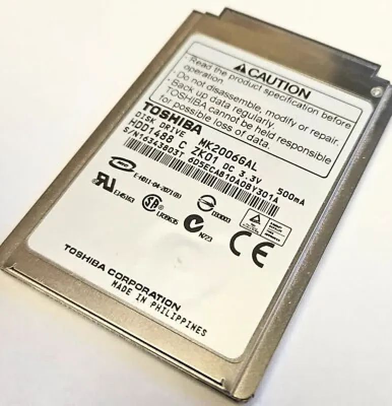 MK2006GALC - Toshiba 20GB 4200RPM ATA-100 2MB Cache 1.8-inch Hard Disk Drive