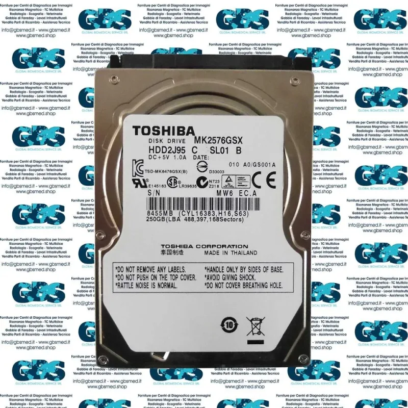 MK2533GSG - Toshiba 250GB 16MB Cache 5400RPM SATA 3GB/s 1.8-inch Hard Disk Drive