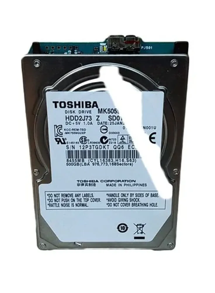 MK5059GUXP - Toshiba 500GB 7200RPM USB 2.5-inch Hard Disk Drive