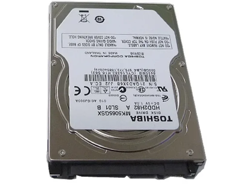 MK5065GSX - Toshiba 500GB 5400RPM SATA 3GB/s 8MB Cache 2.5-inch Hard Disk Drive