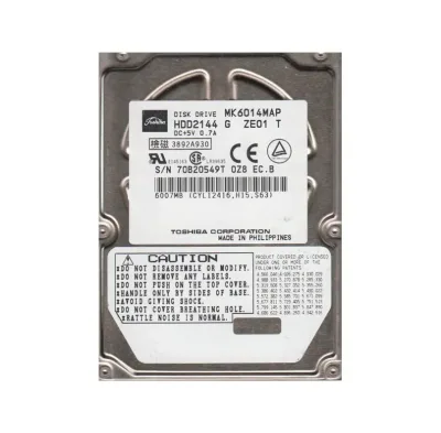 MK6014MAPRB - Toshiba 6GB 4200RPM ATA-66 1MB Cache 2.5-inch Hard Disk Drive
