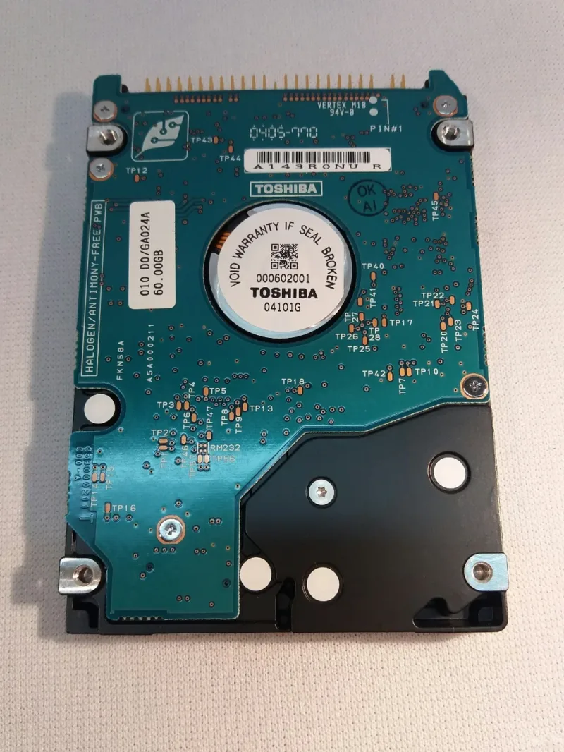 MK6025GAX - Toshiba 60GB 4200RPM ATA-100 8MB Cache 2.5-inch Hard Disk Drive