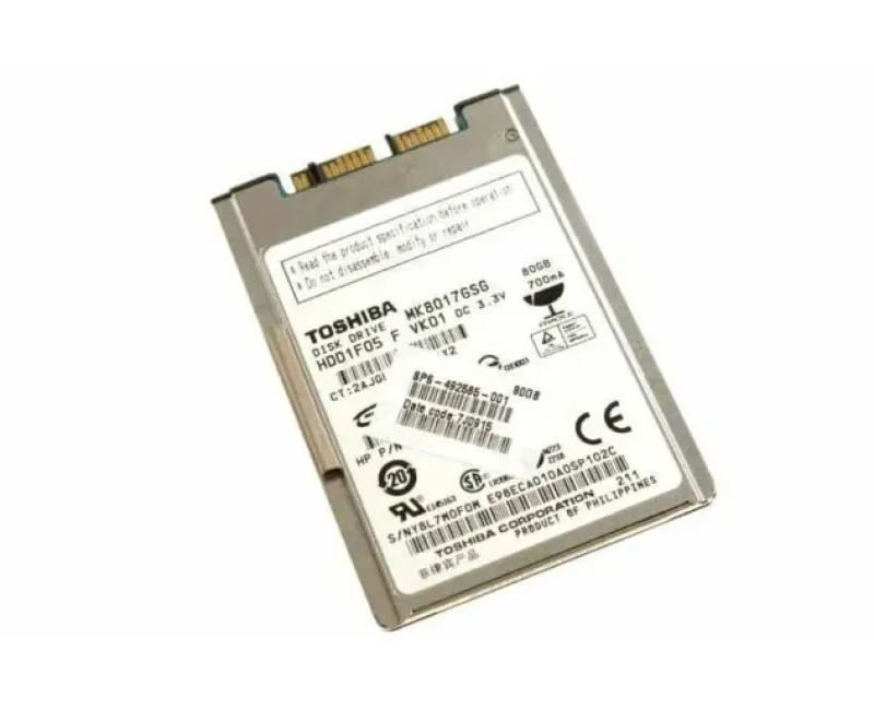 MK8016GSG - Toshiba 80GB 5400RPM 8MB Cache SATA-150 1.8-inch Laptop Hard Drive
