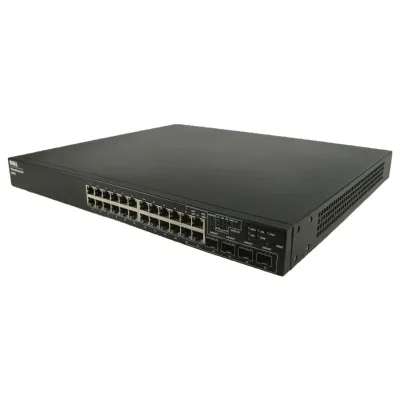 MK832 - Dell PowerConnect 6224 24 x Ports 10/100/1000Base-T + 4 x SFP Shared Gigabit Ethernet Layer 3 Managed Switch