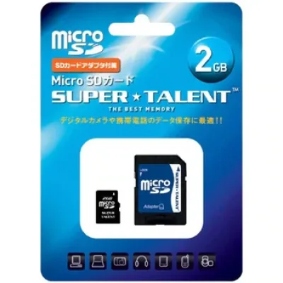 MMC-2GB - Super Talent 2GB MMC Flash Memory Card