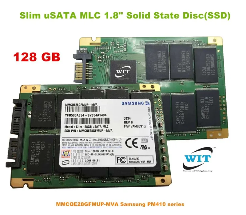 MMCRE28G8MXP-0VBL1 - Samsung 128GB uSATA 1.8-inch Solid State Drive