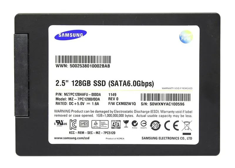 MMCRE28GTMXP - Samsung 128GB Multi-Level Cell SATA 3Gb/s uSATA 1.8-inch Solid State Drive