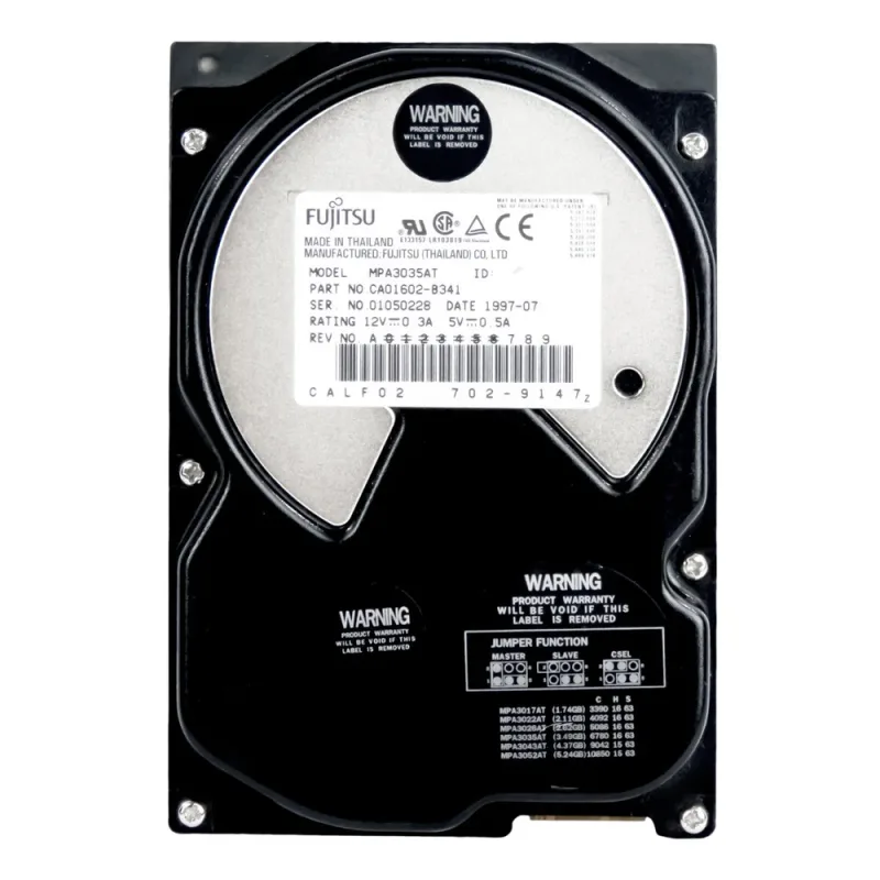 MPA3035AT - Fujitsu Desktop 3.5GB 5400RPM ATA-33 128KB Cache 3.5-inch Hard Disk Drive