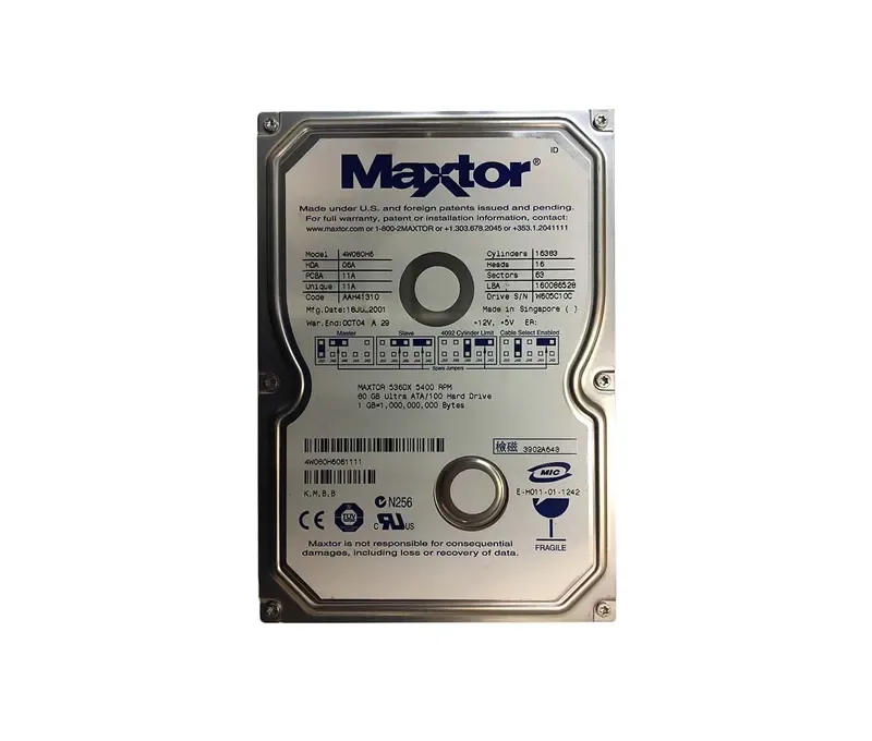 MPC3064AT-1 - Fujitsu 6GB 5400RPM ATA-33 3.5-inch Hard Drive