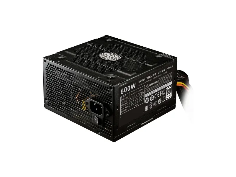 MPE-6001-ACAAN-H-BR - Cooler Master Hyper 600-Watts 100-240V 80 Plus Standard ATX Power Supply