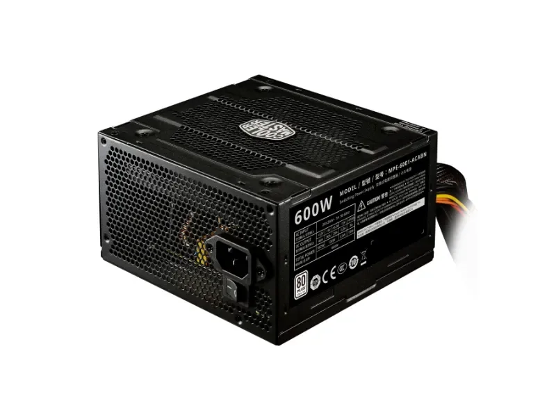 MPE-6001-ACABN-UK - Cooler Master Elite 600-Watts 200-240VAC 80 Plus Standard ATX Power Supply