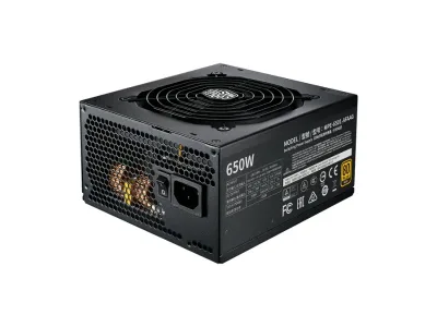 MPE-6501-AFAAG-TW - Cooler Master MWE Gold 650-Watts 100-240V 80 Plus Gold ATX Full Modular Power Supply