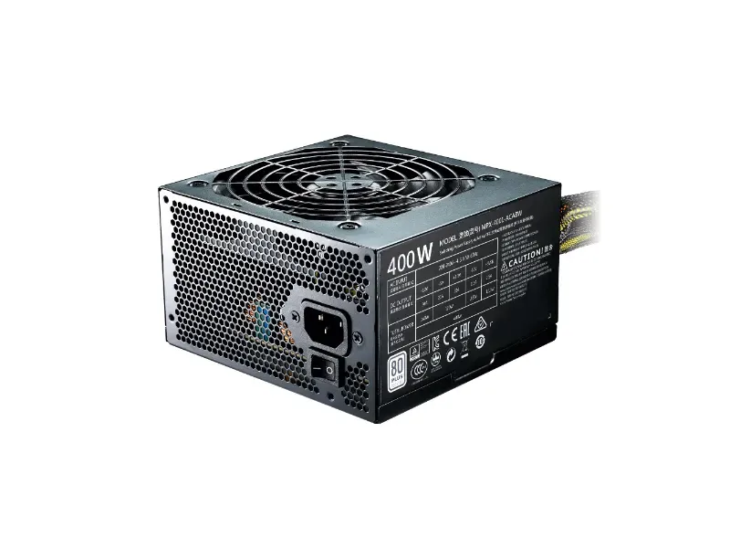 MPX-4001-ACABW-AU - Cooler Master Masterwatt Lite 400-Watts 200-240VAC ATX Power Supply