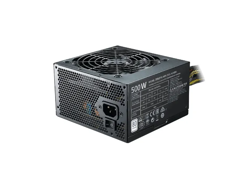 MPX-5001-ACABW-UK - Cooler Master Masterwatt Lite 500-Watts 200-240VAC ATX Power Supply