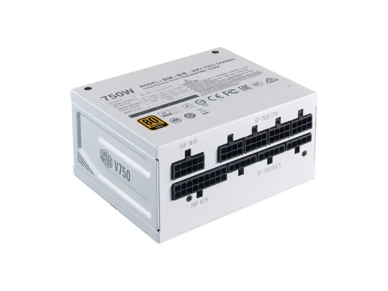 MPY-7501-SFHAGV-WS - Cooler Master V SFX Gold 750-Watts 100-240V 80 Plus Gold Full Modular SFX Power Supply