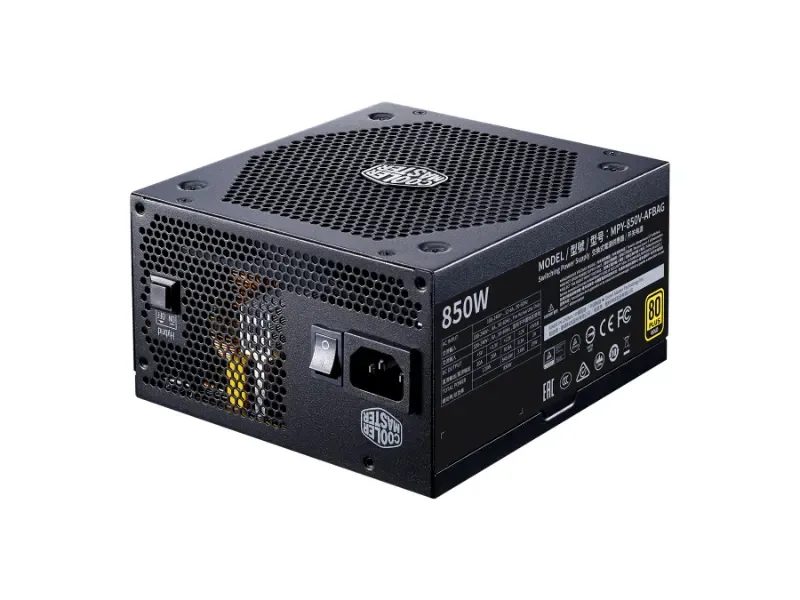 MPY-850V-AFBAG-ST - Cooler Master V Gold 850-Watts 100-240V 80 Plus Gold ATX Full Modular Power Supply