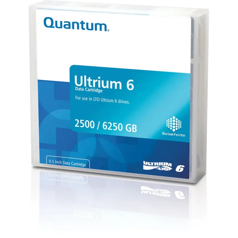 MR-L6MQN-01 - Quantum 2.5TB Native/ 6.25TB LTO-6 Ultrium Tape Media Cartridge