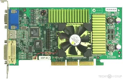 MS-8853 - MSI GeForce3 TI500 64MB DDR AGP W/TV Out Video Graphics Card