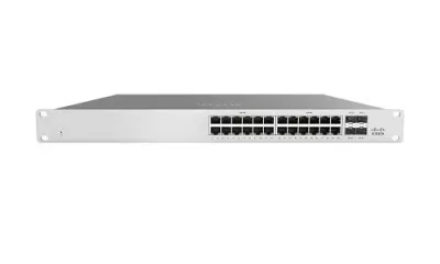 MS120-24-HW - Cisco Meraki MS120-24 RJ-45 24 x Ports 10/100/1000Base-T + 4 x SFP Uplink Layer 2 Managed Gigabit Ethernet Compact Switch