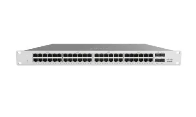 MS120-48FP-HW - Cisco Meraki MS120-48LP POE RJ-45 48 x Ports 10/100/1000Base-T + 4 x SFP Uplink Layer 2 Managed Gigabit Ethernet Compact Switch