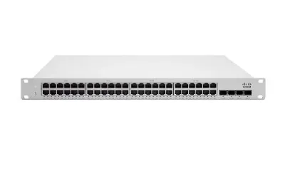MS225-48FP-HW - Cisco MerakiMS225-48FP PoE+ RJ-45 48 x Ports 10/100/1000Base-T + 4 x SFP+ 2 x Stacking Ports Layer 3 Managed Stackable Gigabit Ethernet Access Switch