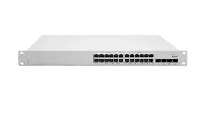 MS250-24P-HW - Cisco Meraki MS250-24P PoE+ RJ-45 24 x Ports 10/100/1000Base-T + 4 x SFP+ 2 x Stacking Ports Layer 3 Managed Stackable Gigabit Ethernet Switch
