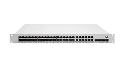 MS250-48LP-HW - Cisco Meraki MS250-48LP PoE RJ-45 48 x Ports 10/100/1000Base-T + 4 x SFP+ 2 x Stacking Ports Layer 3 Managed Gigabit Ethernet Stackable Access Switch