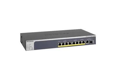 MS510TXPP - NetGear 8-Port Multi-Gigabit PoE+ with 2x 10-Gigabit Uplink Ports (1 Copper/1 SFP+) Smart Ethernet Switch